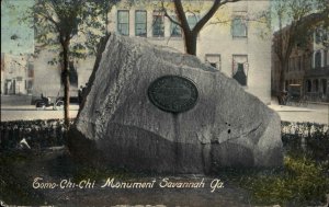 Savannah Georgia GA Tomo-Chi-Chi Monument c1910 Vintage Postcard