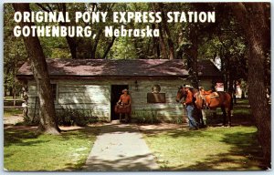M-59633 Greetings from the Original Pony Express Station City Park Gothenburg NE