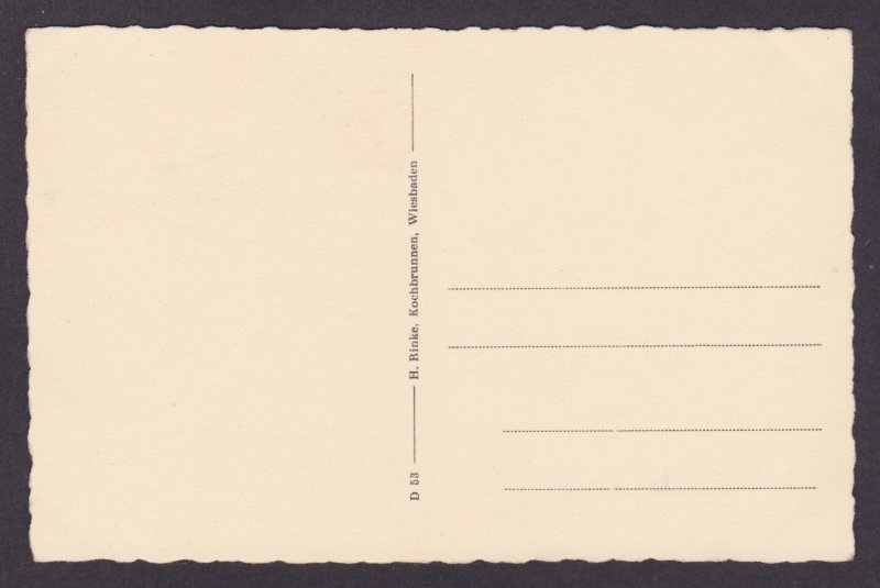 Vintage postcard Kochbrunnen Thermal Spring Interior Wiesbaden Hesse Germany