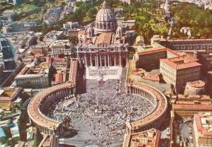 Italy Roma Rone San Pietro St Peter Square 1975