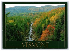 Quechee Gorge Vermont Postcard Continental View Card