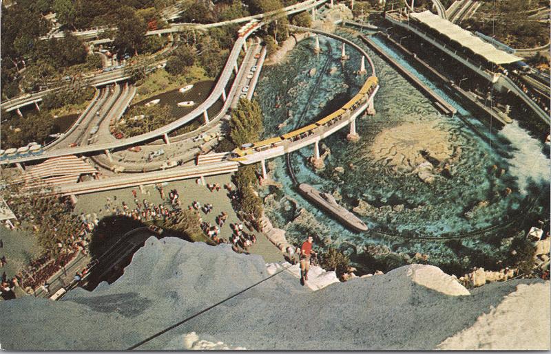 Disneyland, Panoramic View of Tomorrowland from Matterhorn Mountain