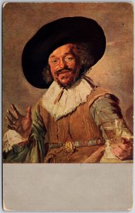 Amsterdam  - Frans Hals: Der Lustige Zecher Netherlands Portrait Postcard