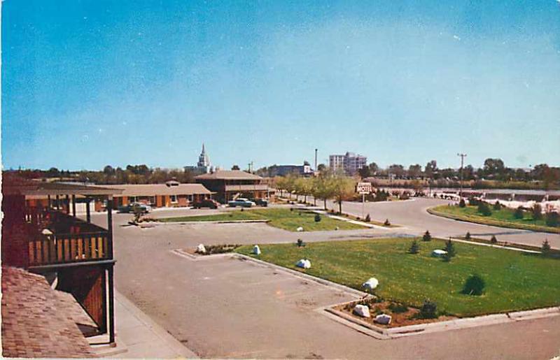 Westbank Motel, Idaho Falls, ID, pre-zip code Chrome