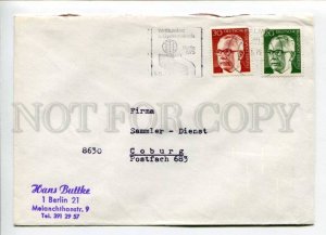 421938 GERMANY BERLIN 1975 year Coburg ADVERTISING real posted COVER