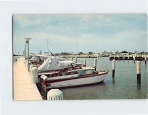 Postcard A partial view Somers Cove Marina, Greetings From Crisfield, Maryland