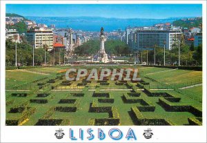 Postcard Modern Lisboa Portugal Parque Eduardo VII