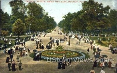 Central Avenue, Belle Isle Park in Detroit, Michigan