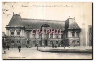 Old Postcard Rennes Palace Juslice Begins in by Jacques Desbrosses