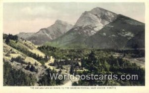 Canadian Rockies, Exshaw Alberta Canada Unused 