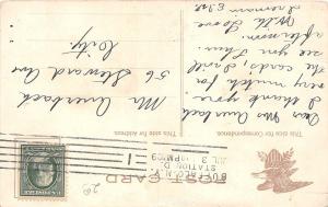 D56/ Patriotic Postcard c1910 Lady Liberty Flag Shield 1