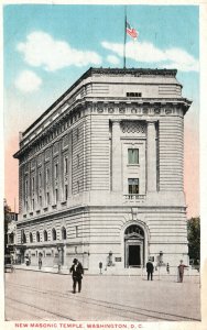 Vintage Postcard 1917 New Masonic Temple Washington D. C. District Columbia