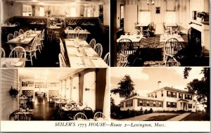 Vtg Lexington MA Seiler's 1775 House Restaurant RPPC Real Photo Postcard