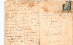 L152 Germany Adolf Zoeppritz-Haus am Kreuzeck mit Zugspitze vintage postcard