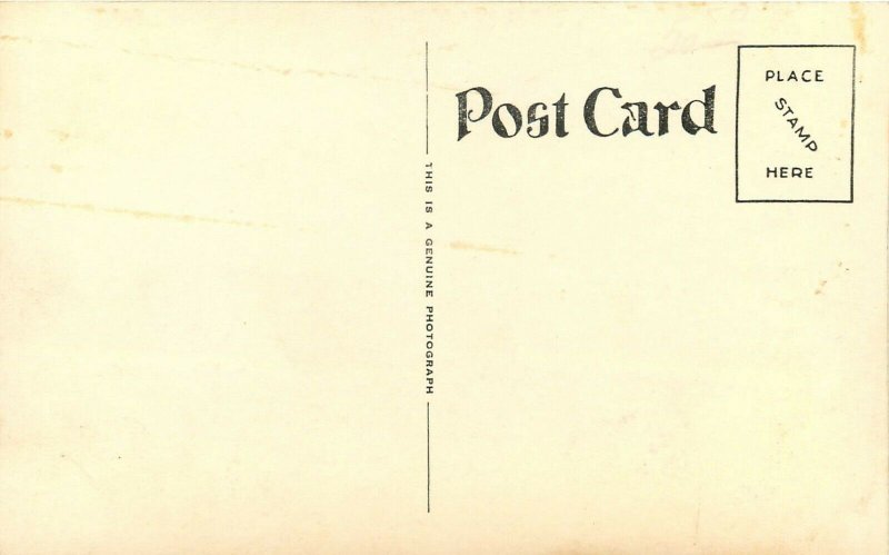 RPPC Navy Ship Postcard U.S.S. Wasp CV-7 Aircraft Carrier Unposted c1940