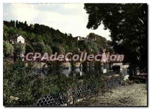 Modern Postcard Epinal Vosges The Rose Garden at the Moselle river