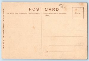 Banff Alberta Canada Postcard Bow River and Mt. Rundle c1910 Unposted