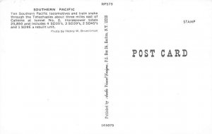 Southern Pacific Railroad, Train Postcard