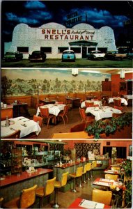 Postcard Snell's Restaurant on Route 66 in Sullivan, Missouri