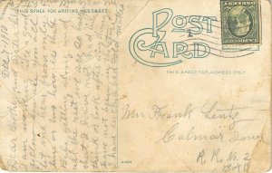Mason City Iowa 1910 Postcard First National Bank