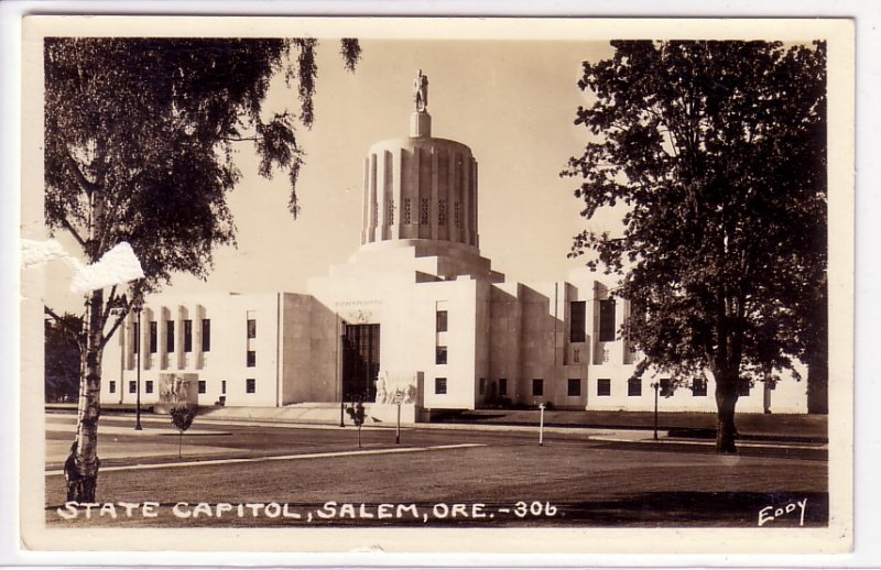 REAL PHOTO  State Capitol, Salem, Oregon !