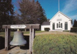 Maine Kennebunkport Historical Society With Goat Island Bell