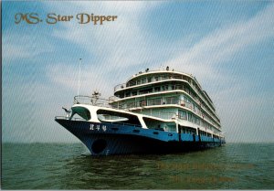 Continental Postcard MS Star Dipper Three Gorges Tour Yangtze River China CE18