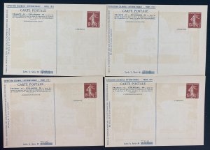 1931 Complete Set Of 12 Postcards International Colonial Exposition In Paris 