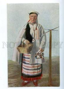 159441 RUSSIA Types Finn Finnish Woman Vintage postcard