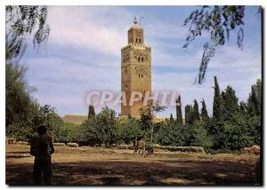 Modern Postcard The Picturesque Morocco Marrakech Koutoubia Mosque