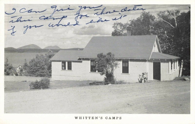 Postcard Whitten Camp Moosehead Lake Rockwood Maine 