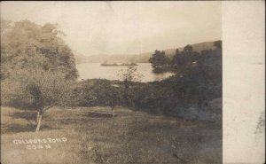 Guilford Pond Connecticut CT c1910 Real Photo Postcard