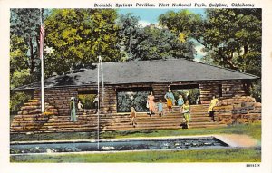 Platt National Park Bromide Springs Pavilion - Sulphur, Oklahoma OK