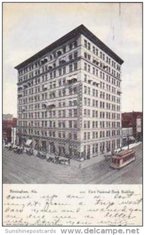 Alabama Birmingham First National Bank Building Curteich