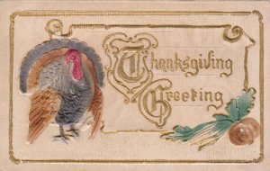 Thanksgiving Greeting With Turkey