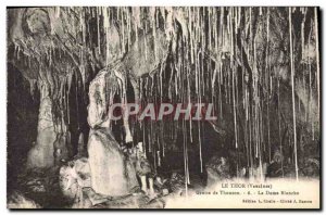 Old Postcard Cave Caves Thouzon Le Thor The White Lady