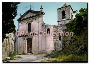 Postcard Modern Vaison la Romaine Roman Church City High