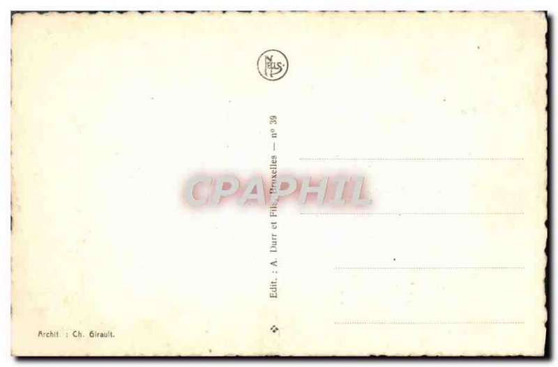 Old Postcard Brussels Pac the fiftieth anniversary