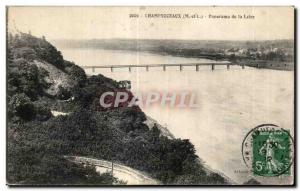 Old Postcard Champtoceaux (m and L) Panerama of Leire