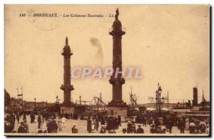 Bordeaux Postcard The Old rostral columns (animated)