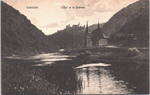 Luxembourg Vianden L'Our et le Chateau Postcard 09.12