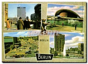 Postcard Modern Berlin Europa Center Kongrebhalle Bahnhof Zoo Ernst Reuteur P...