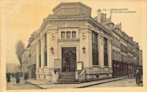 CHERBOURG FRANCE~CREDIT LYONNAIS PHOTO POSTCARD