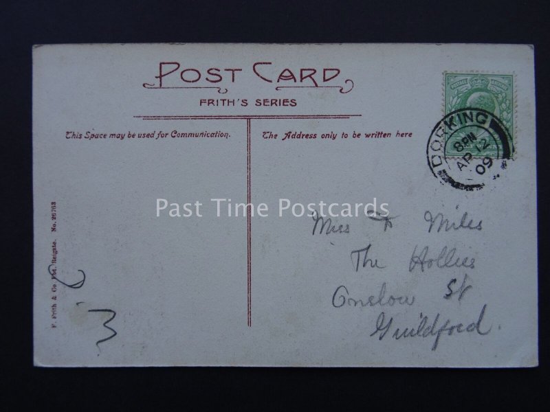 Surrey DORKING St. Martins Church Interior c1909 Postcard by Frith 26763