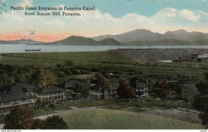 PANAMA, 1918;  Pacific Coast Entrance to Panama Canal from Ancon Hill