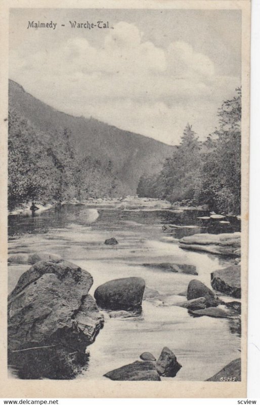 MALMEDY , Belgium , 1910s ; Warche-Tal