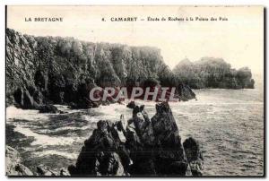 Camaret sur Mer - Rocks Study is the Point of peas - Old Postcard