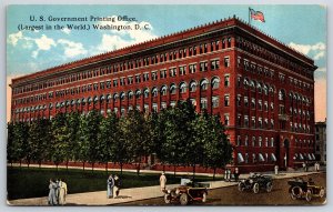 Washington DC~US Government Printing Office Bldg Street View~Vintage Postcard