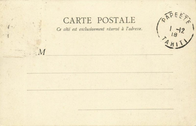 french polynesia, Tahiti, PAPEETE, La Place du Marché (1900s) Postcard