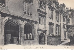 BOURGES, France,1910-1920s, L'Hotel Lallemand